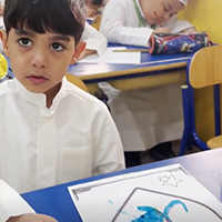 PES Kuwait Kindergarten Separate Arab Students Separate classes for Arab Kindergarten students at Pakistan English School Kuwait