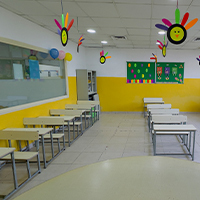 PES Kuwait Spacious Kindergarten Classrooms Spacious Kindergarten classrooms at Pakistan English School Kuwait
